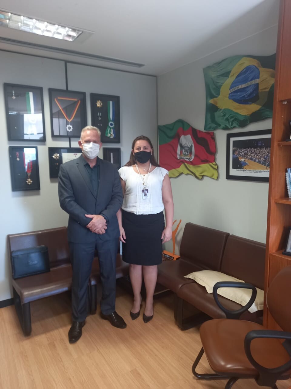  Encontro com a Chefe de gabinete do Deputado Osmar Terra 