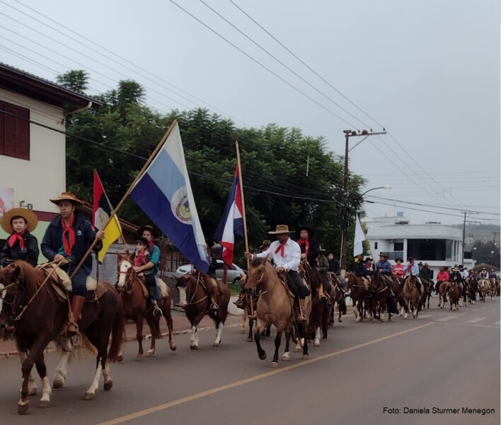 Cavalgada partiu da cidade de Chapada
