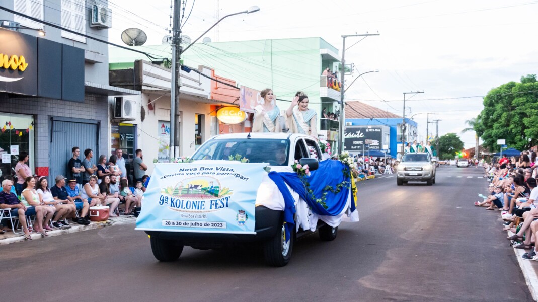 Comitiva do município de Nova Boa Vista participou divulgando a 9ª Kolonie Fest