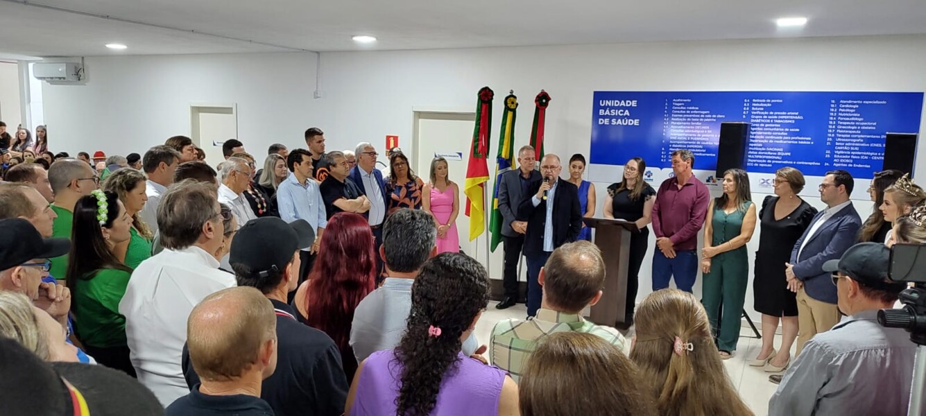 Coordenador Adjunto da 15ª CRS de Palmeira das Missões, Ademar Barcelos, falou da importância do novo CAIS para Chapada.