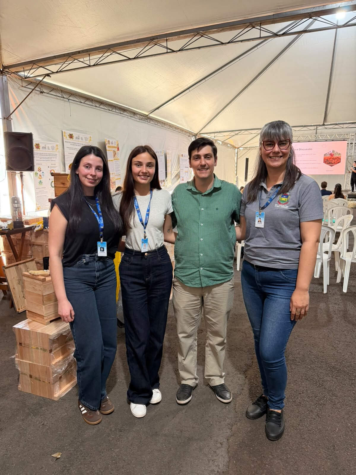 Com o idealizador e presidente do evento, Cesar de Souza